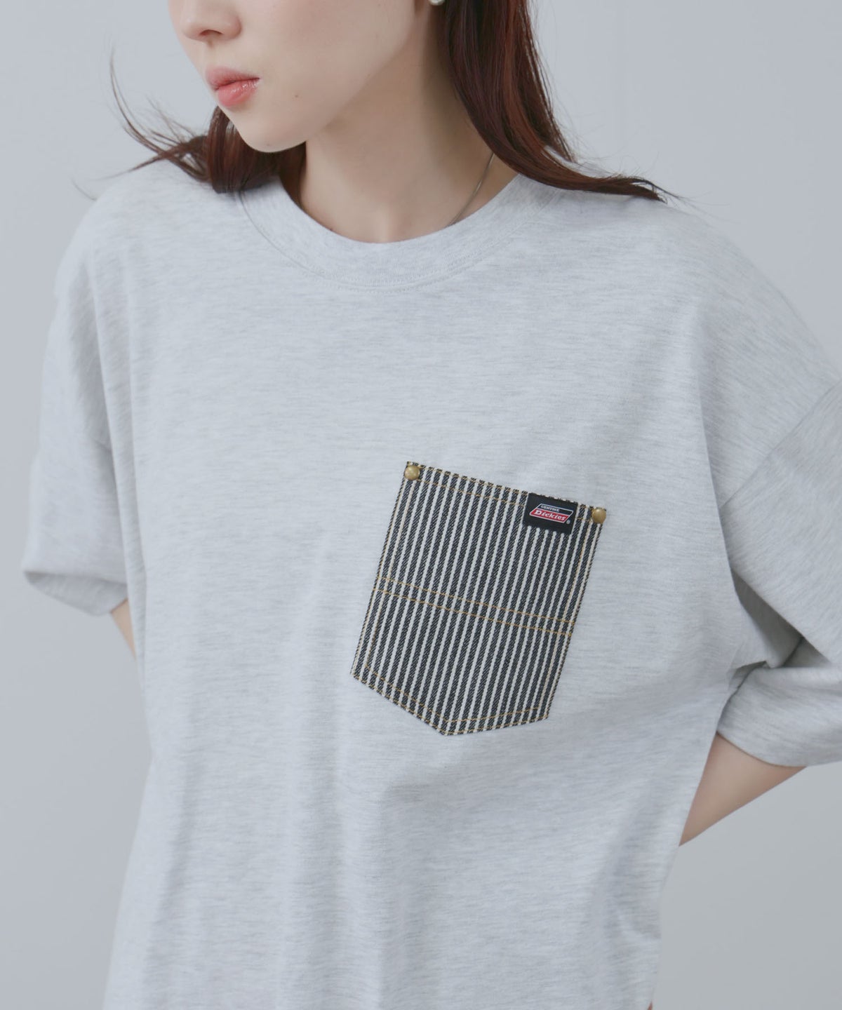 GENUINE Dickies デニムポケットTシャツ メンズ メール便 対応商品