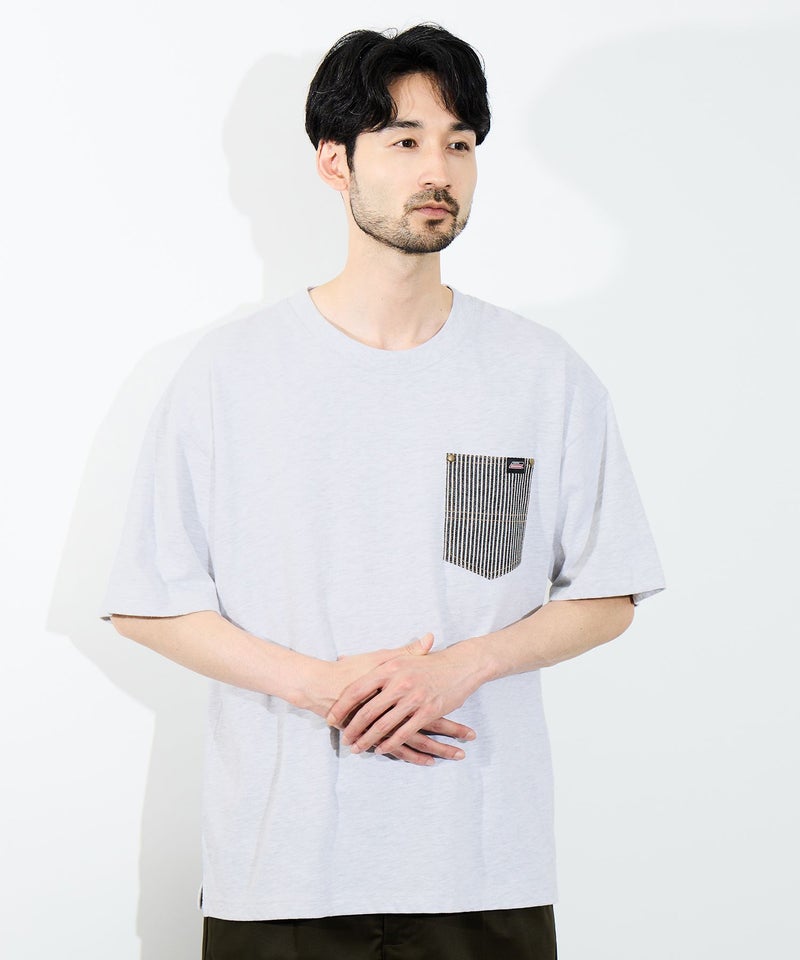GENUINE Dickies デニムポケットTシャツ メンズ メール便 対応商品商品画像-24