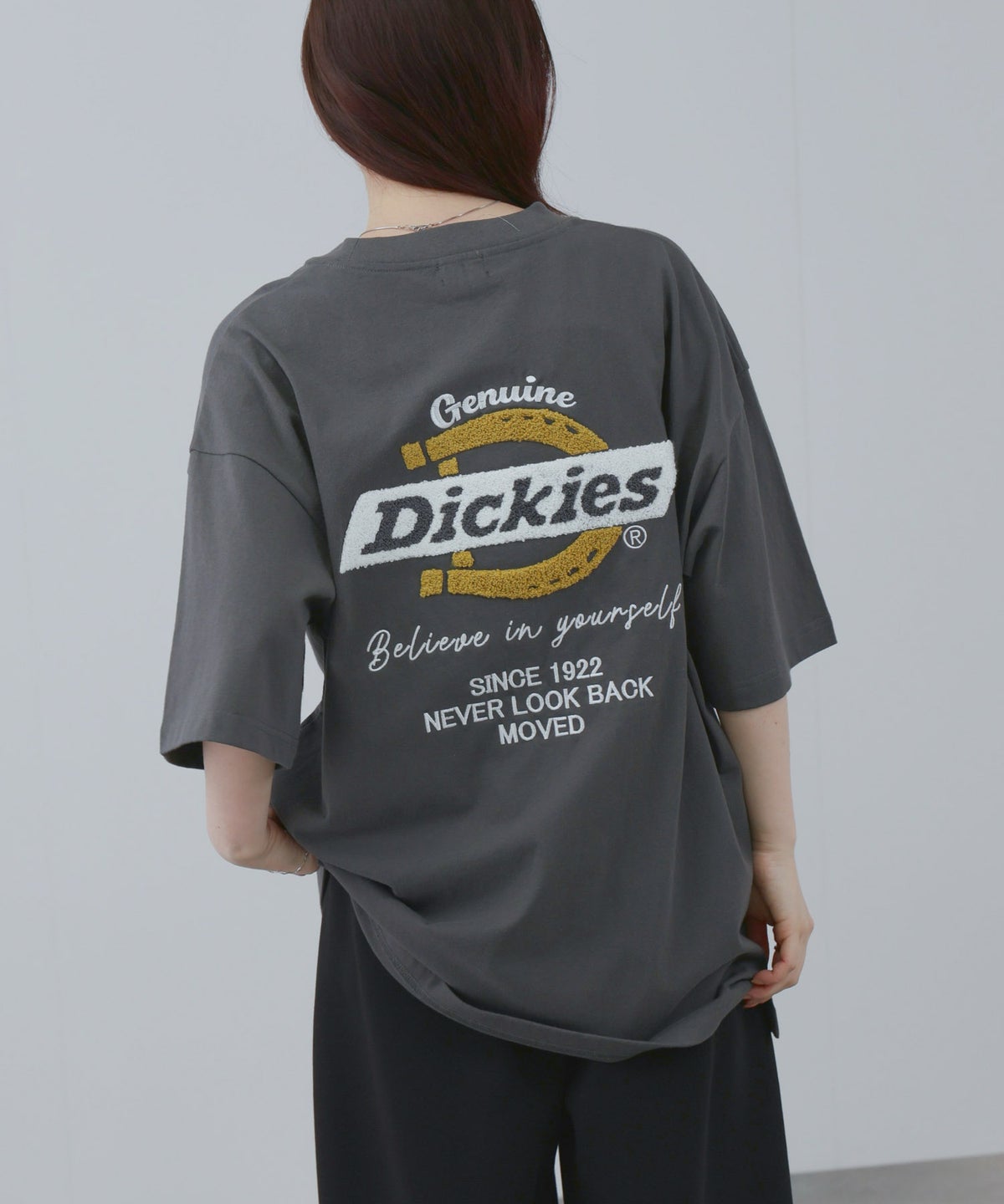 GENUINE Dickies バックロゴ刺繍Tシャツ メンズ メール便 対応商品