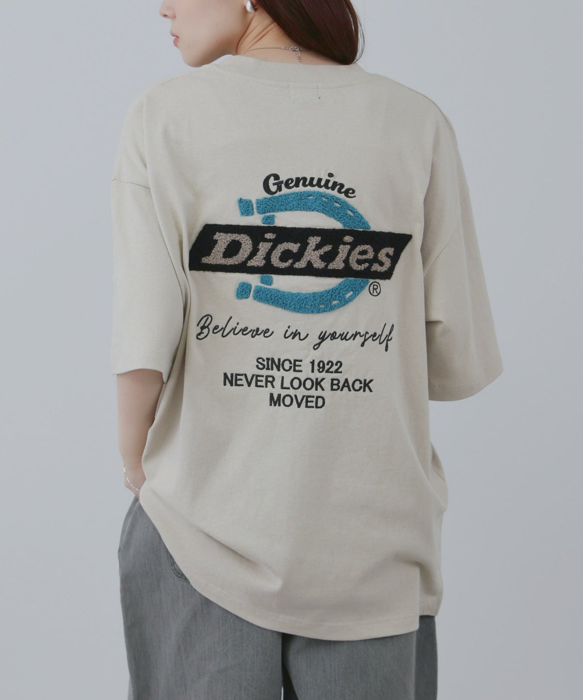 GENUINE Dickies バックロゴ刺繍Tシャツ メンズ メール便 対応商品