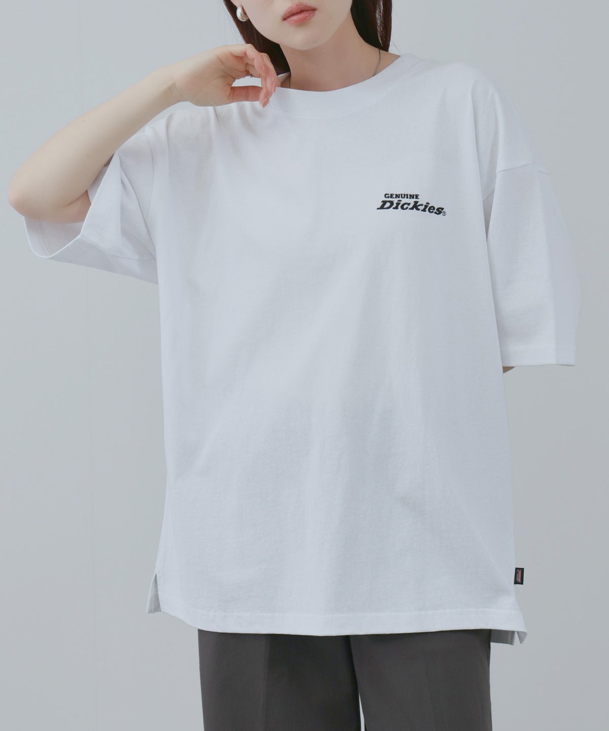GENUINE Dickies バックロゴ刺繍Tシャツ メンズ メール便 対応商品