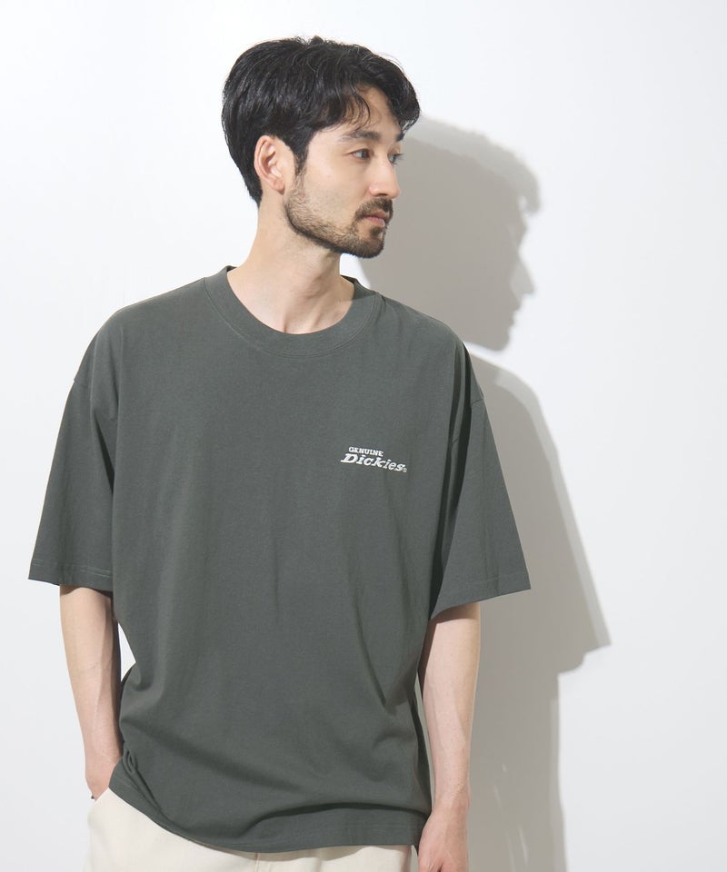 GENUINE Dickies  バックロゴ刺繍Tシャツ メンズ ネコポス 対応商品商品画像-4