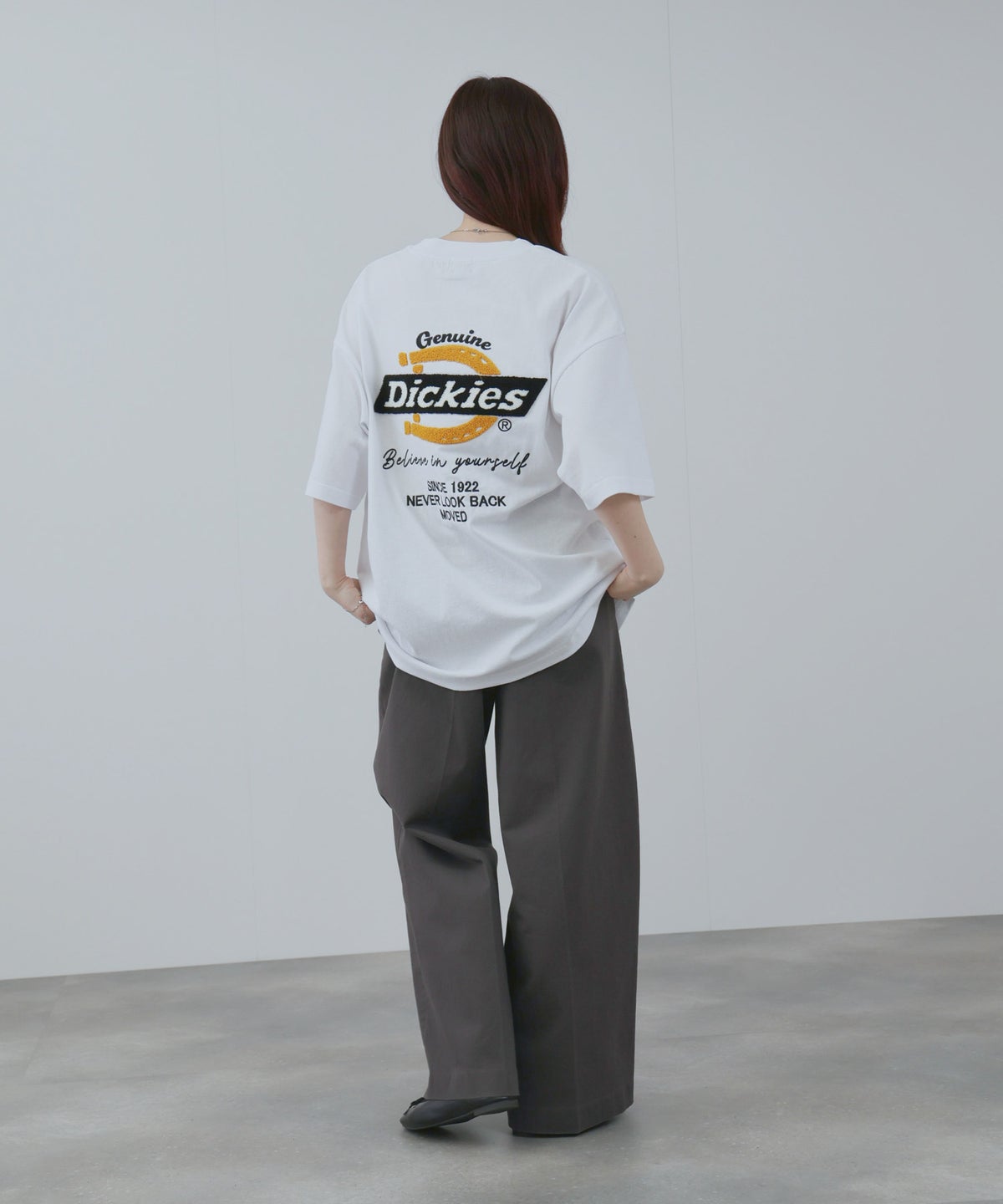 GENUINE Dickies バックロゴ刺繍Tシャツ メンズ メール便 対応商品