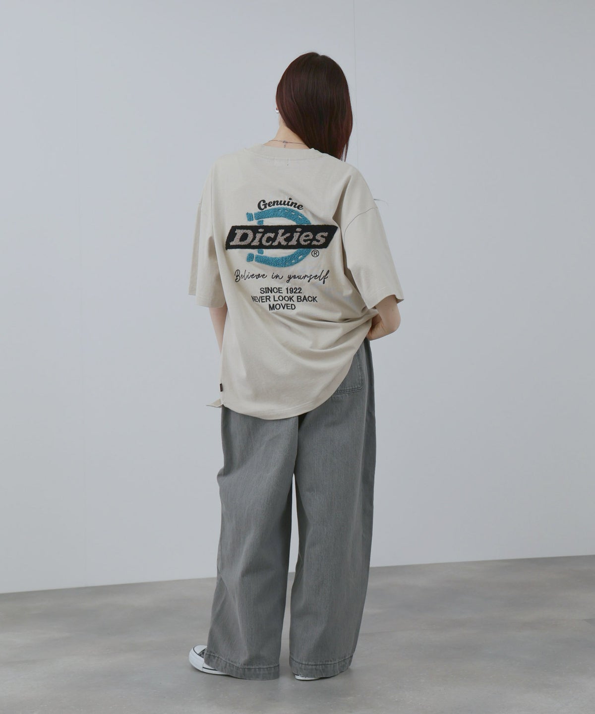 GENUINE Dickies バックロゴ刺繍Tシャツ メンズ メール便 対応商品