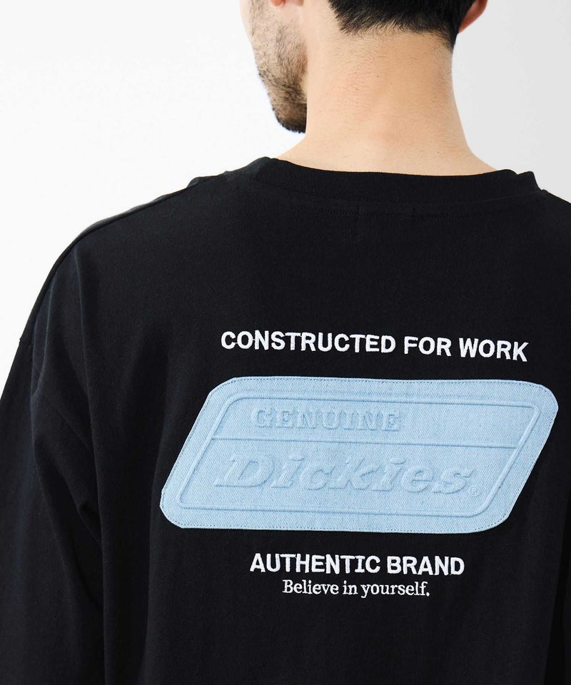 GENUINE Dickies デニムアップリケTシャツ メンズ メール便 対応商品商品画像-2