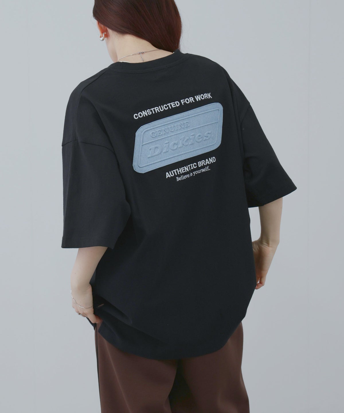 GENUINE Dickies デニムアップリケTシャツ メンズ メール便 対応商品