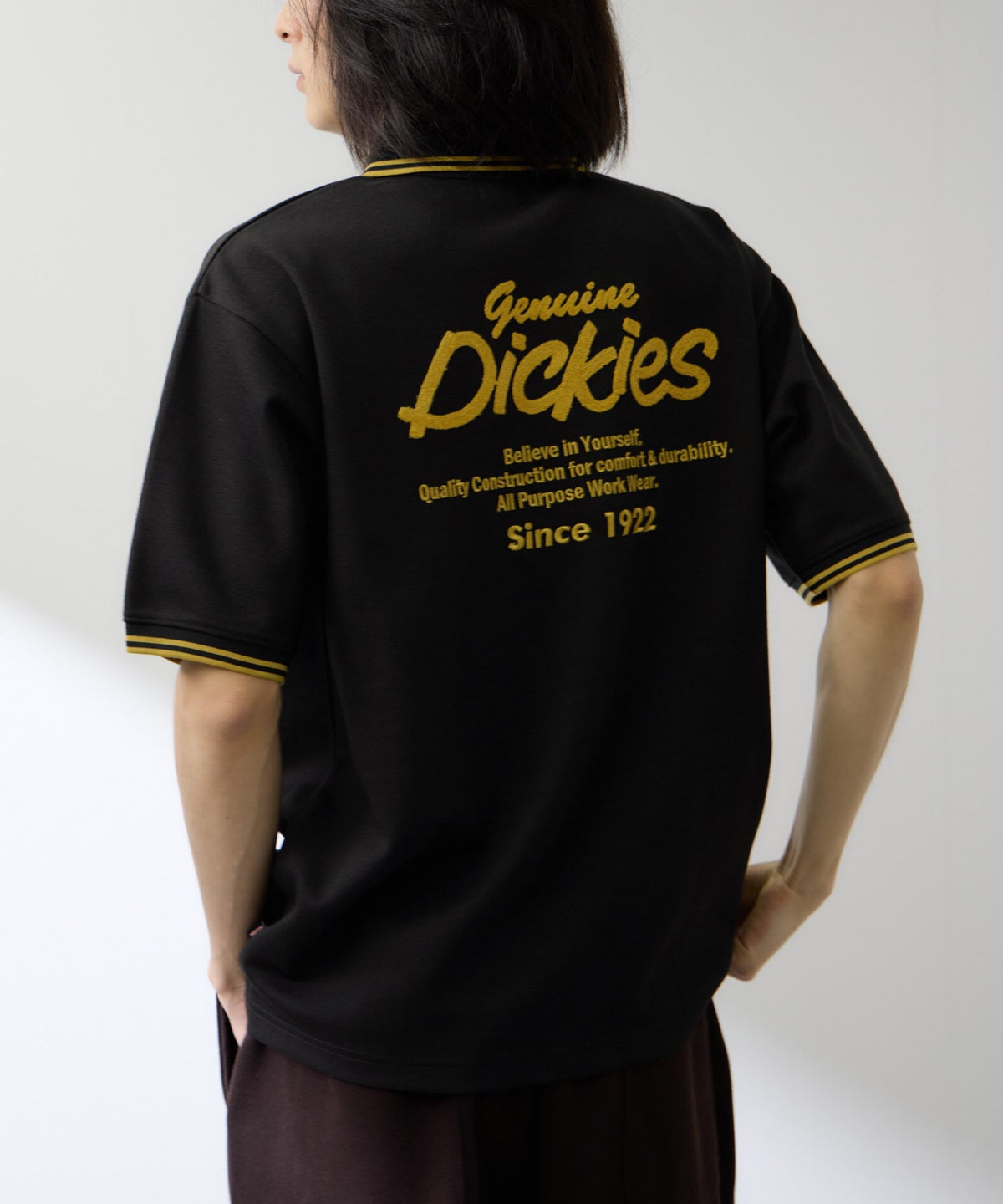 GENUINE Dickies バック刺繍ポロシャツ メンズ