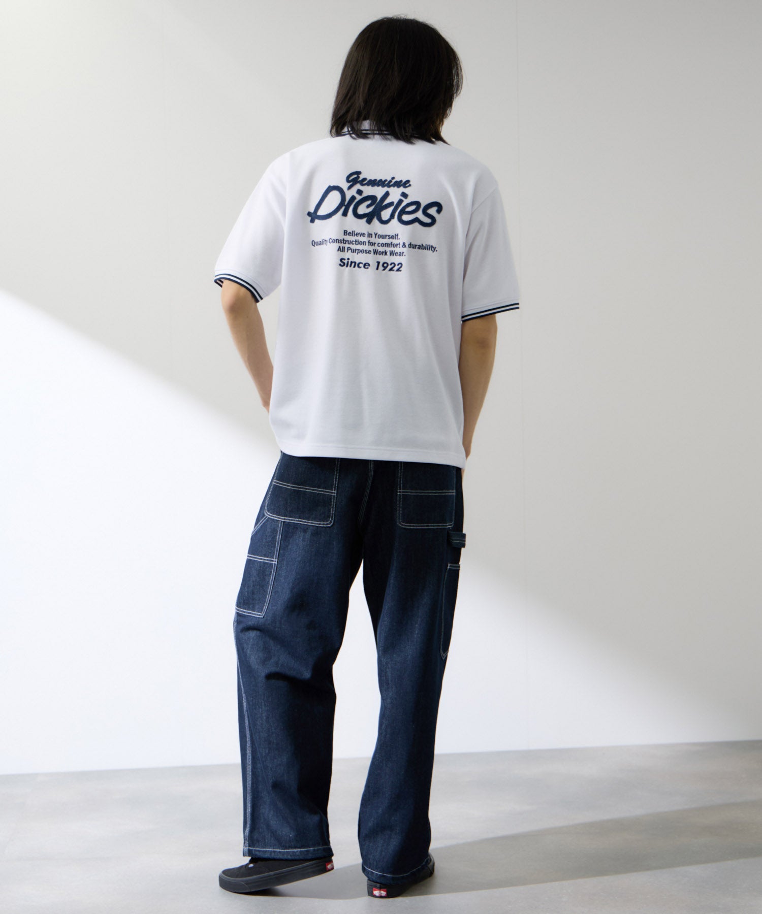 GENUINE Dickies バック刺繍ポロシャツ メンズ