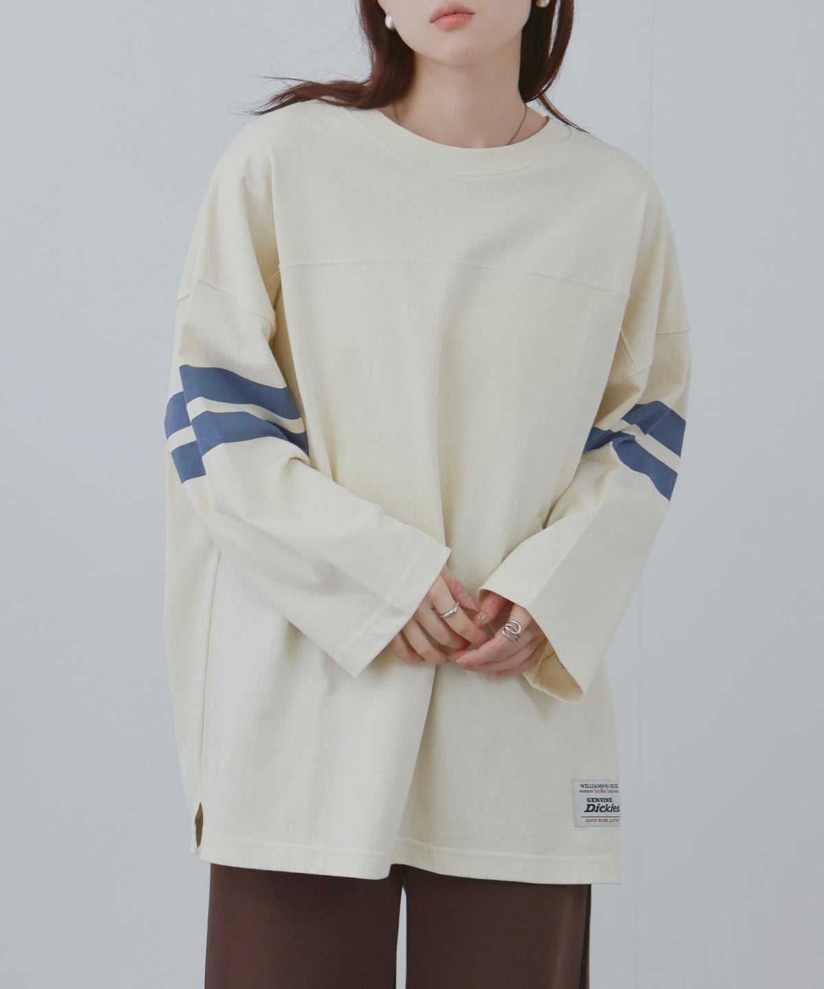 GENUINE Dickies フットボール7分袖Tシャツ メンズ