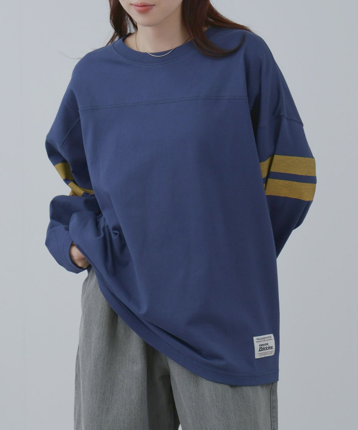 GENUINE Dickies フットボール7分袖Tシャツ メンズ