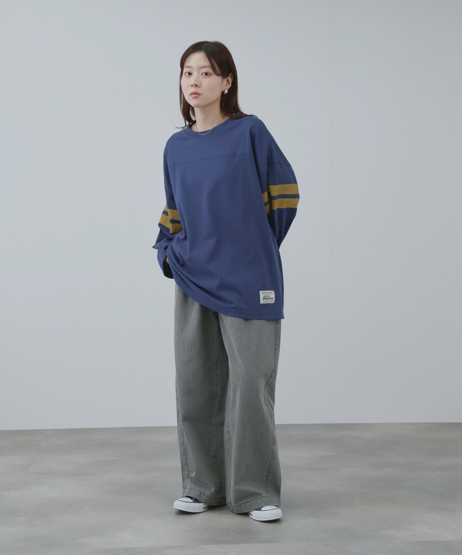 GENUINE Dickies フットボール7分袖Tシャツ メンズ