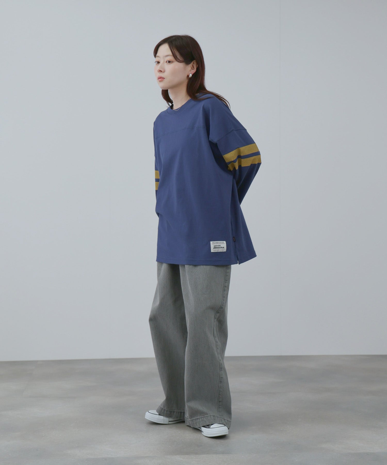 GENUINE Dickies フットボール7分袖Tシャツ メンズ