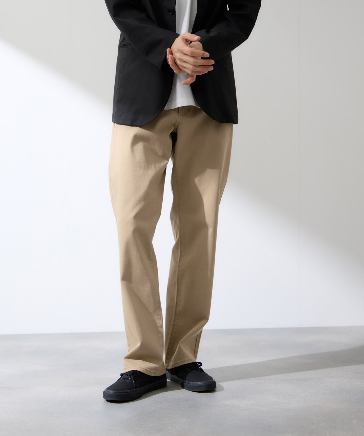 Real Standard マイカラーズ スラッシュポケット チノパンツ メンズ