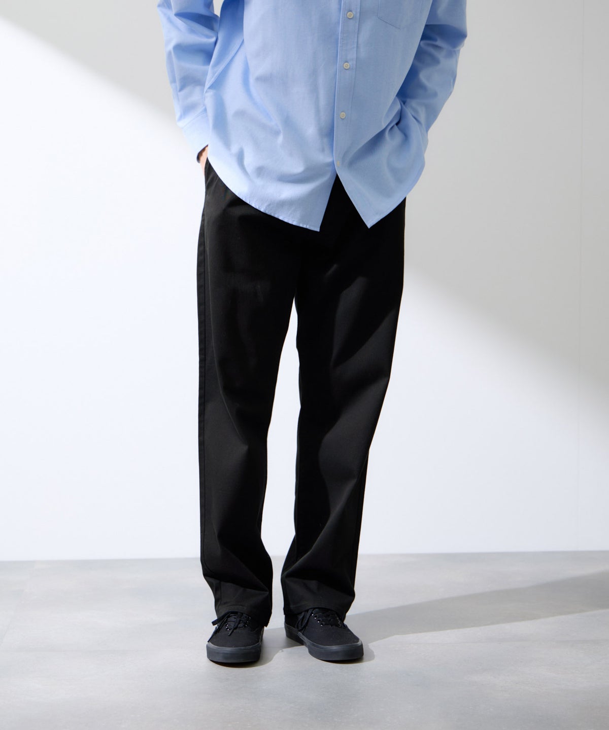 Real Standard マイカラーズ スラッシュポケット チノパンツ メンズ