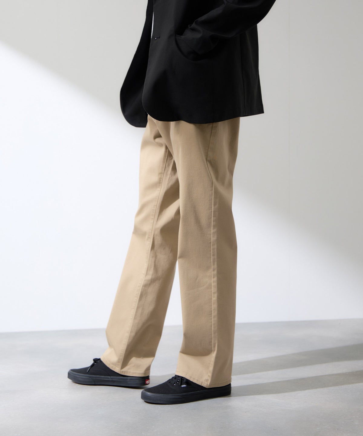 Real Standard マイカラーズ スラッシュポケット チノパンツ メンズ