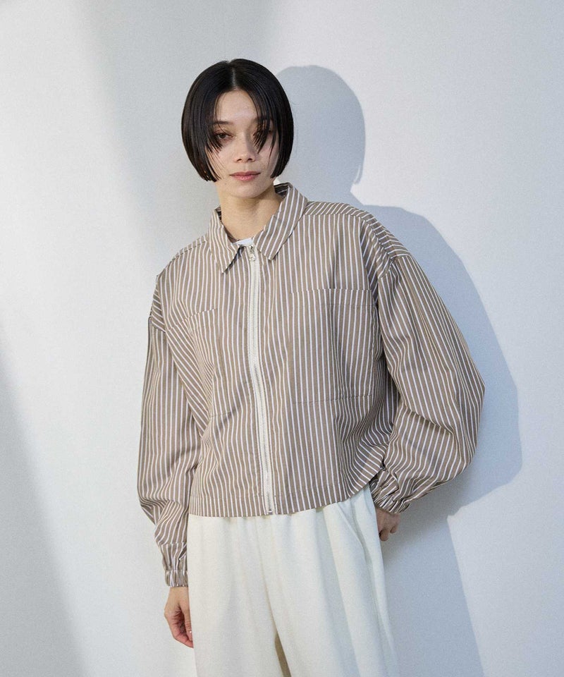 [期間限定価格]milli de l'air  ストライプスイングトップシャツ レディース商品画像-2