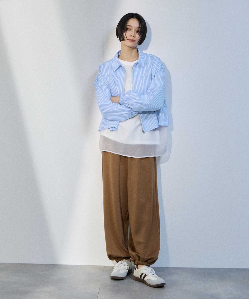 [期間限定価格]milli de l'air  ストライプスイングトップシャツ レディース商品画像-8