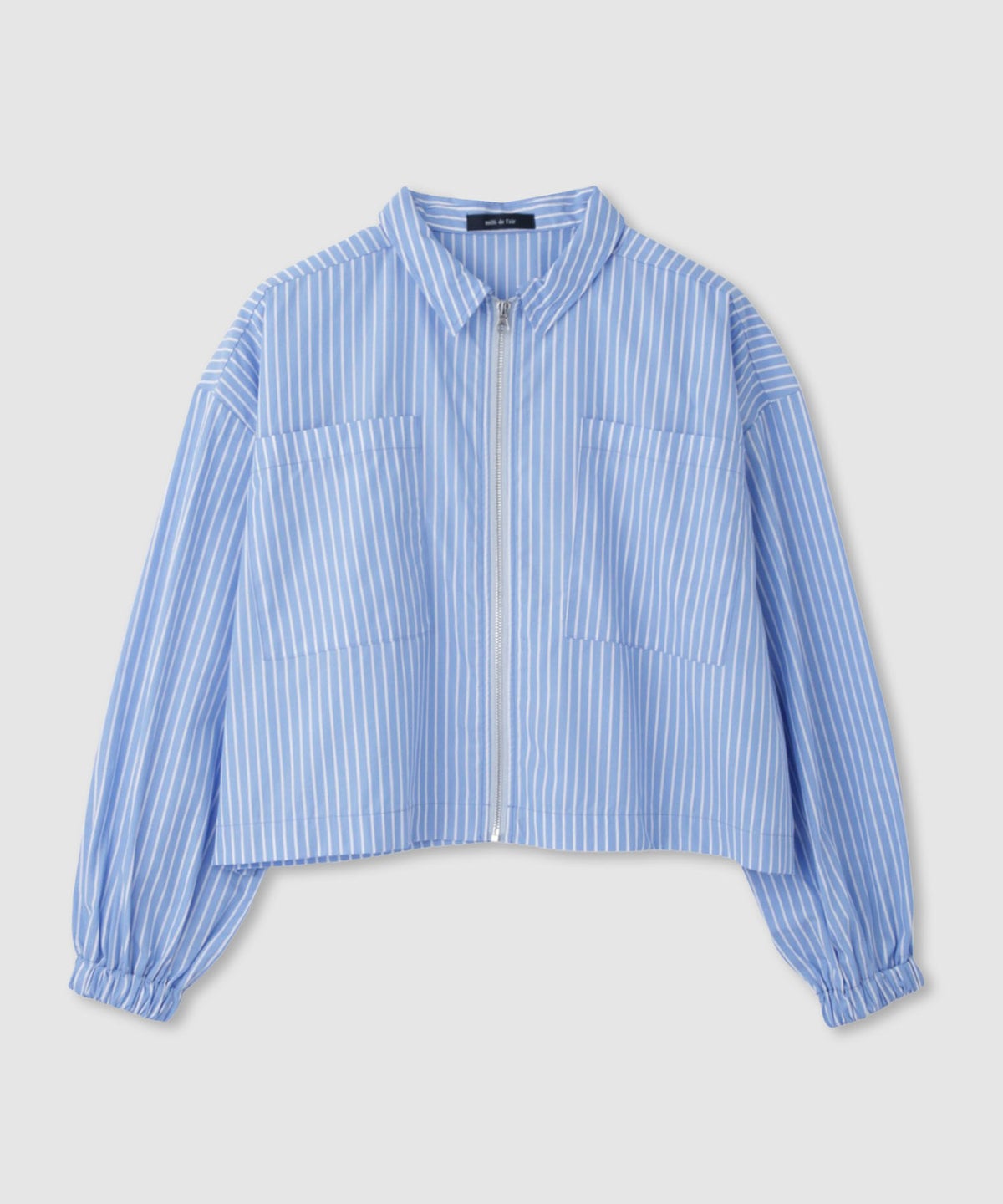 milli de l'air ストライプスイングトップシャツ レディース