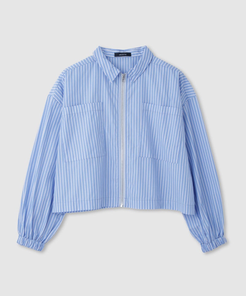 [期間限定価格]milli de l'air  ストライプスイングトップシャツ レディース商品画像-12
