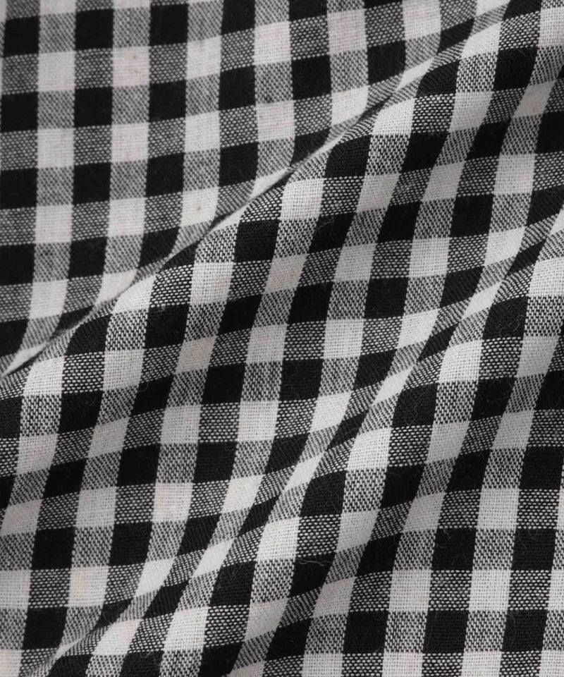 milli de l'air  ギンガムチェッククロップドシャツ レディース商品画像-8