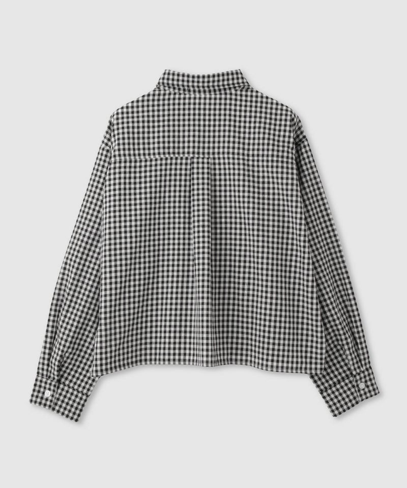 [期間限定価格]milli de l'air  ギンガムチェッククロップドシャツ レディース商品画像-14