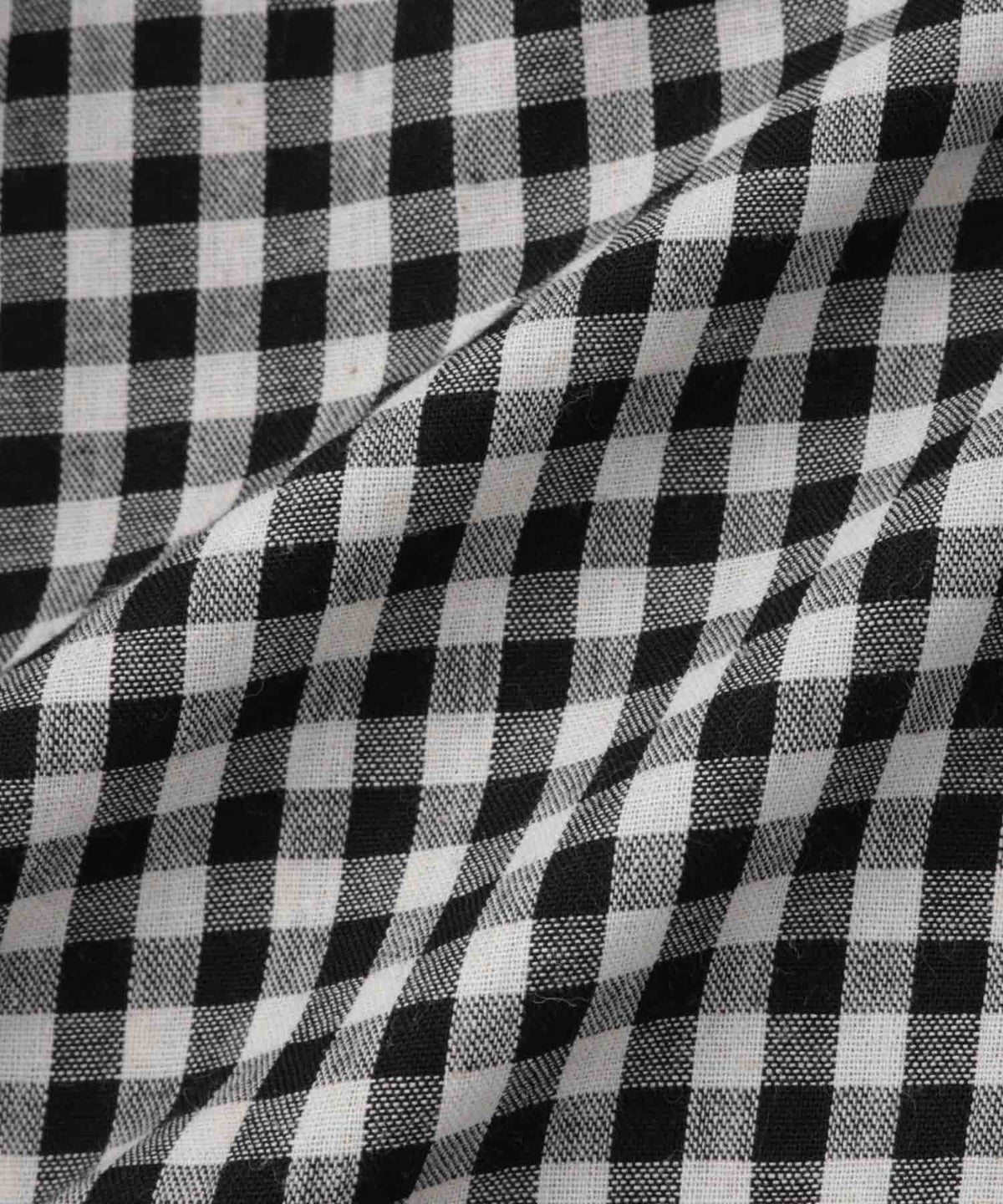 milli de l'air ギンガムチェッククロップドシャツ レディース