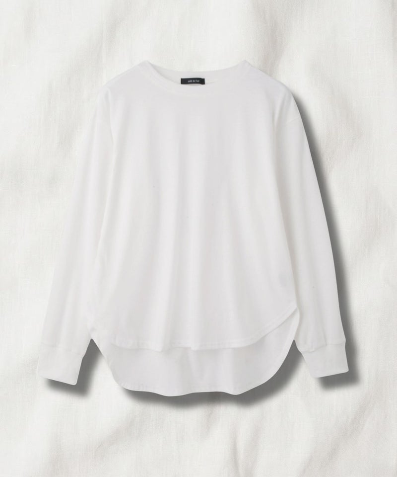 milli de l'air カーブスリットカットソー レディース メール便 対応商品商品画像-1