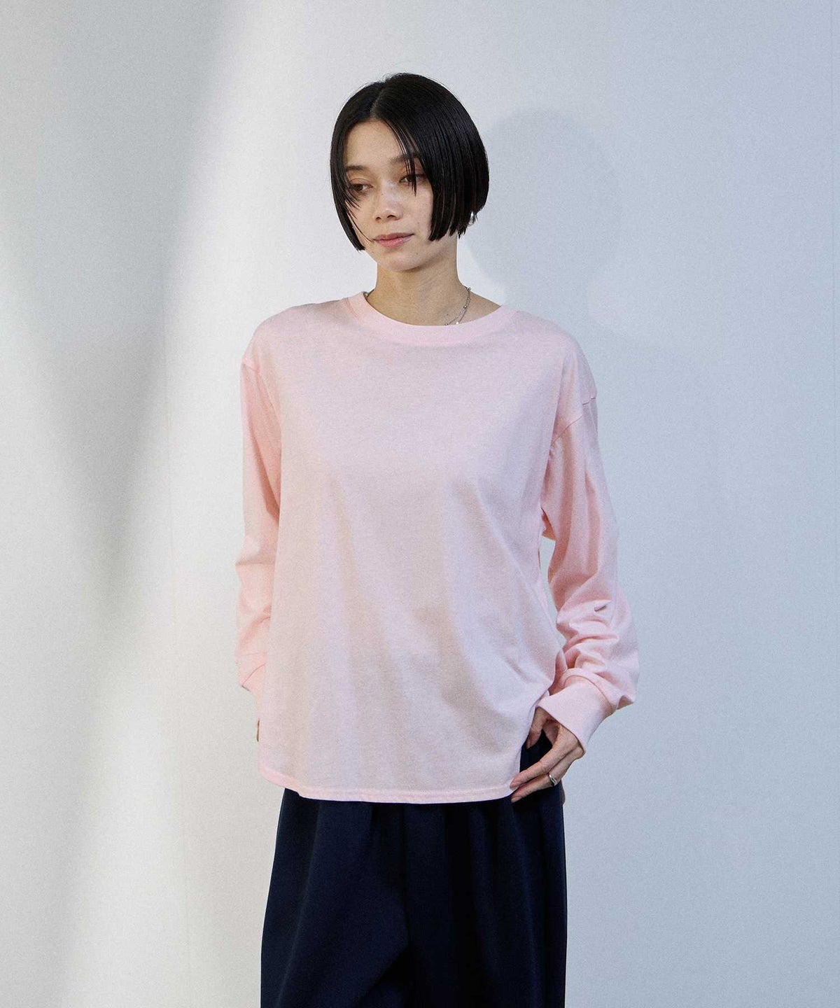 milli de l'air カーブスリットカットソー レディース メール便 対応商品