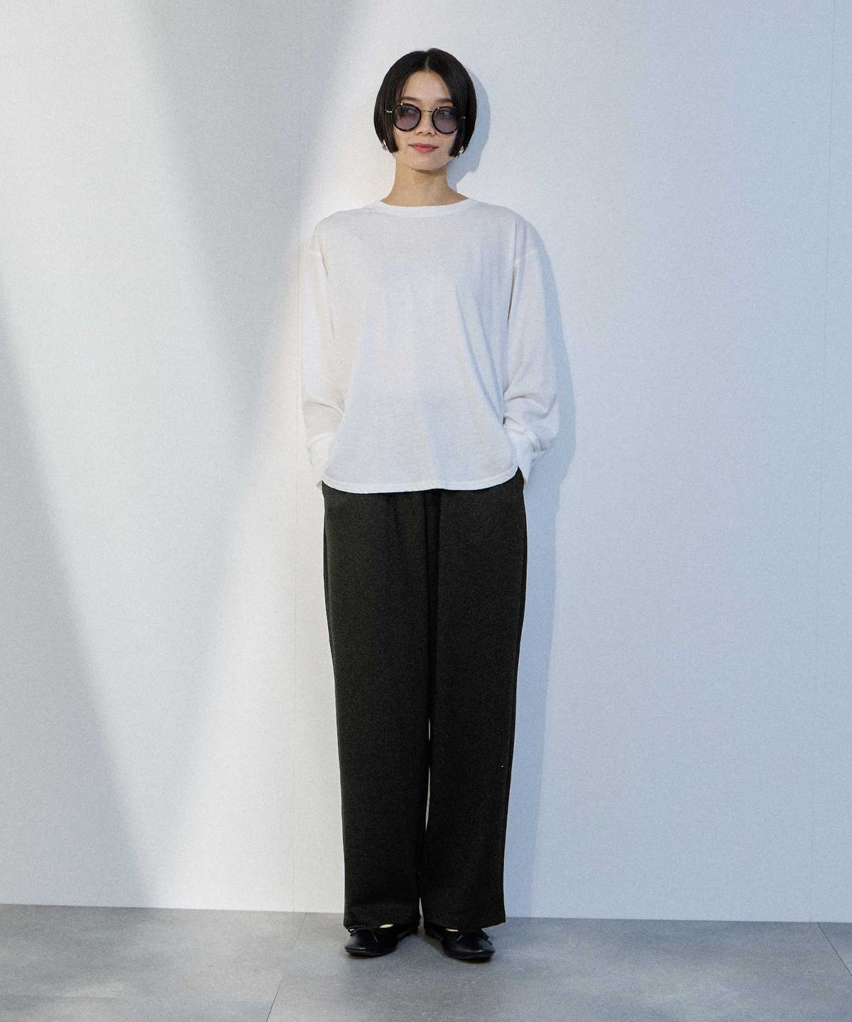 milli de l'air カーブスリットカットソー レディース メール便 対応商品