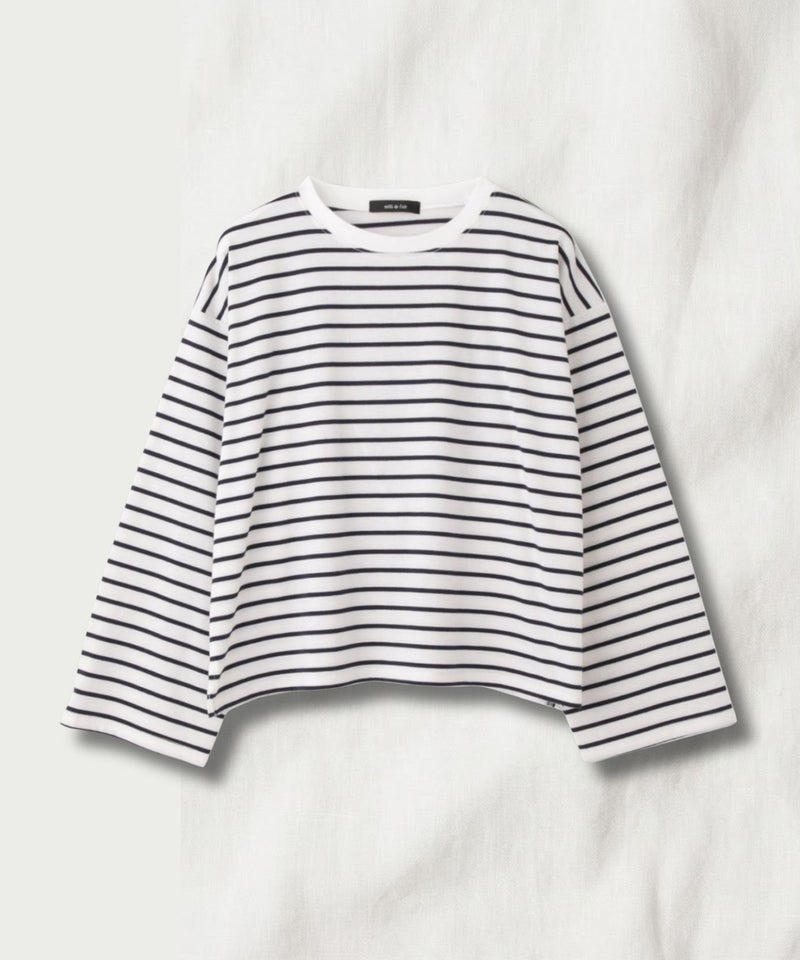 milli de l'air ボクシーフィットカットソー レディース メール便 対応商品商品画像-1