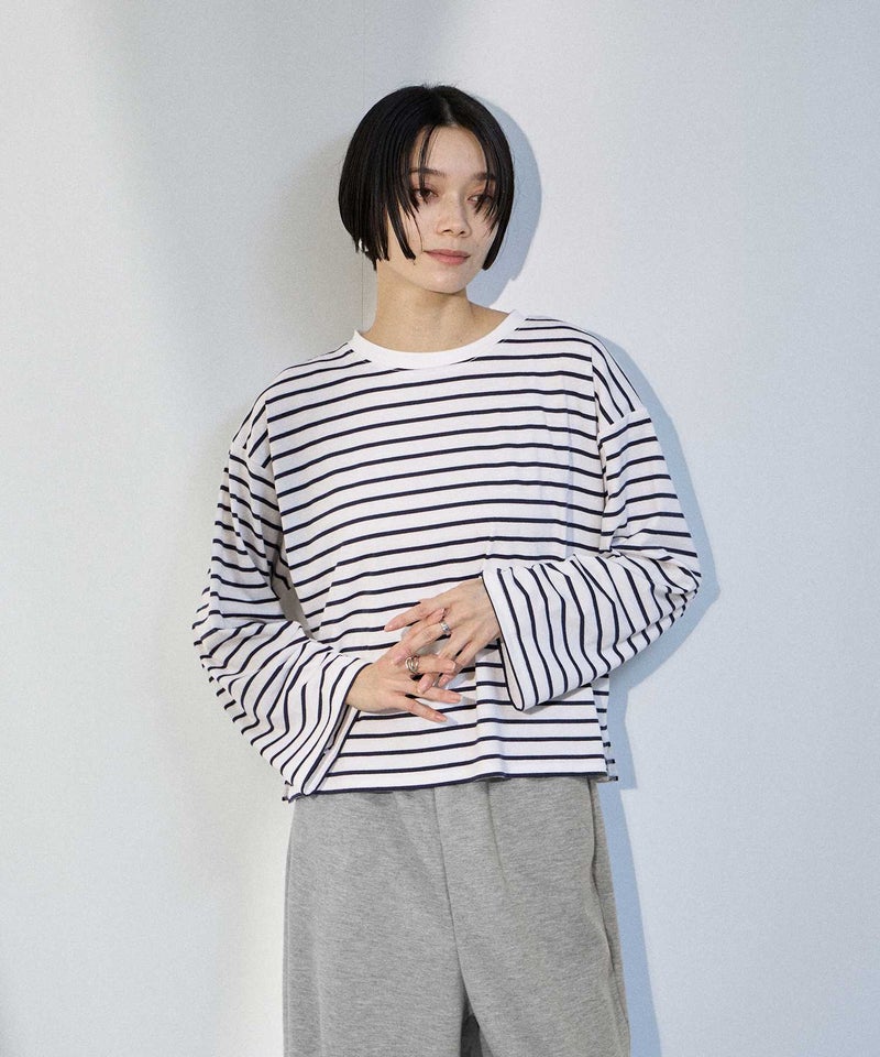 [期間限定価格]milli de l'air  ボクシーフィットカットソー レディース ネコポス 対応商品商品画像-1