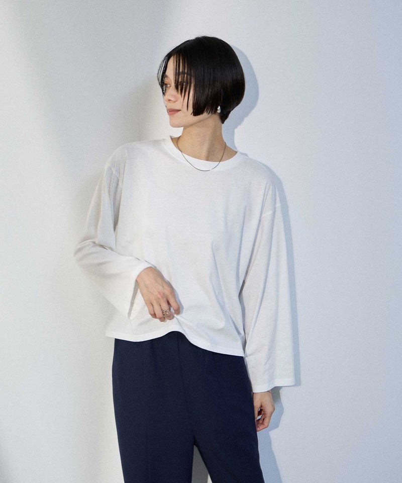 [期間限定価格]milli de l'air  ボクシーフィットカットソー レディース ネコポス 対応商品商品画像-3