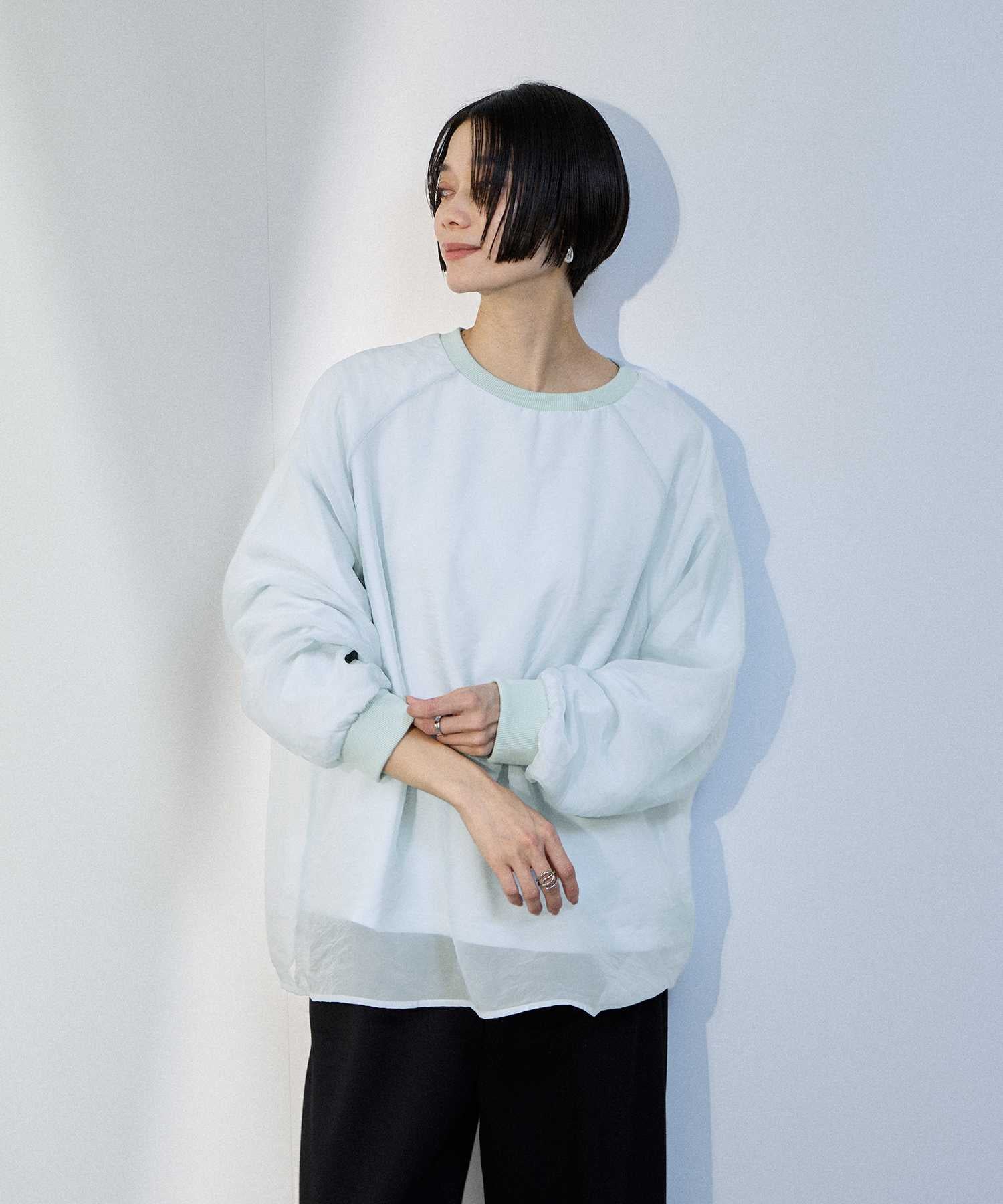 milli de l'air シアーレイヤードプルオーバー レディース