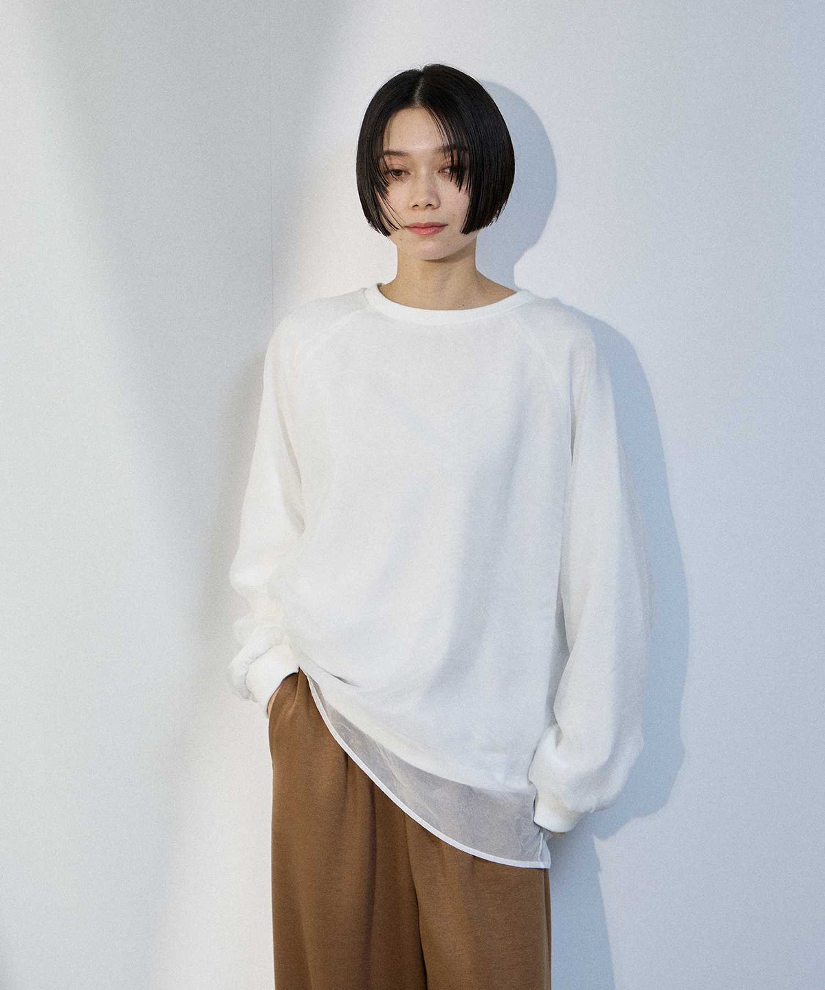 milli de l'air シアーレイヤードプルオーバー レディース メール便 対応商品