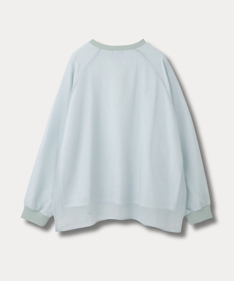 milli de l'air  シアーレイヤードプルオーバー レディース メール便 対応商品商品画像-4