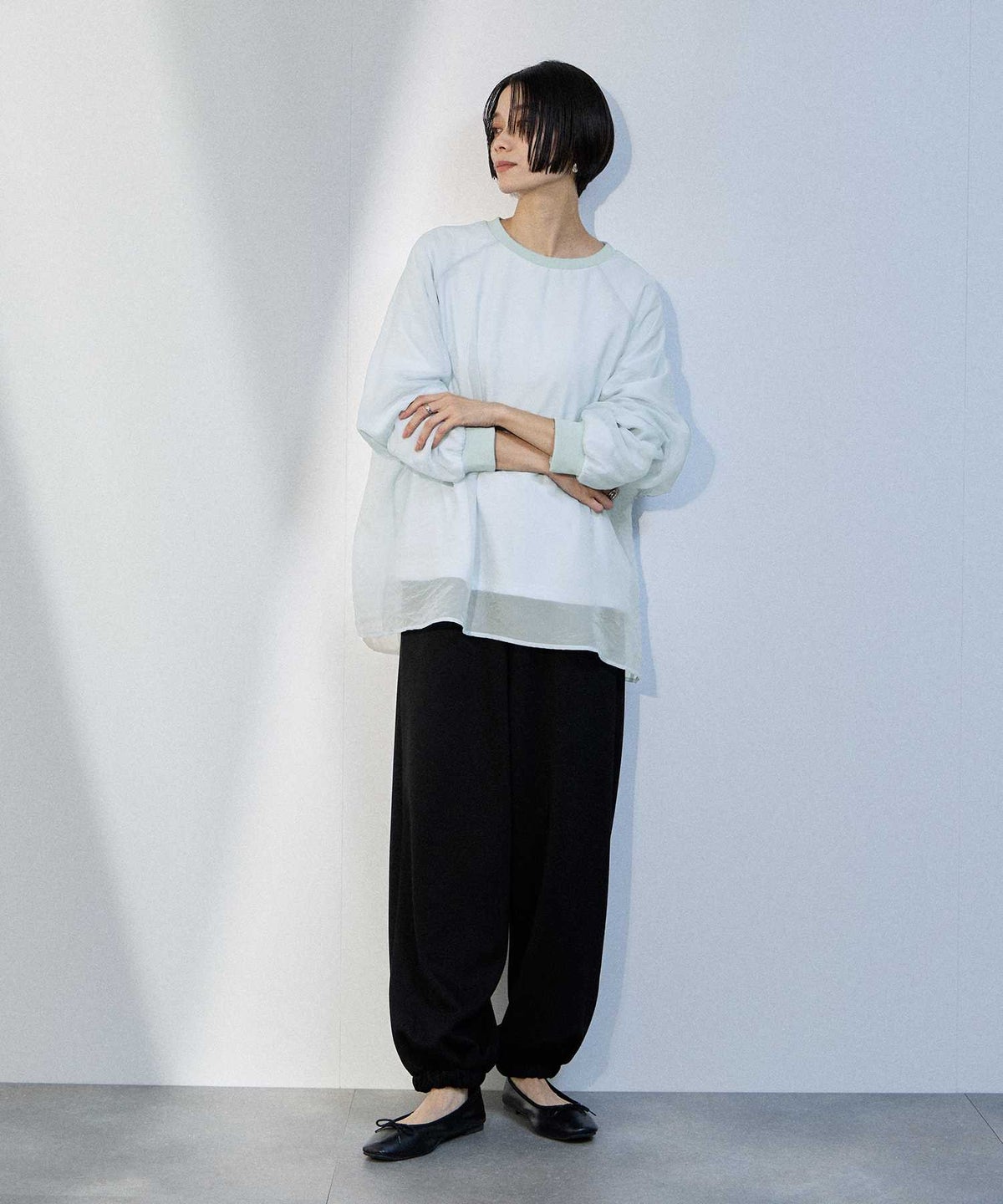 milli de l'air シアーレイヤードプルオーバー レディース メール便 対応商品