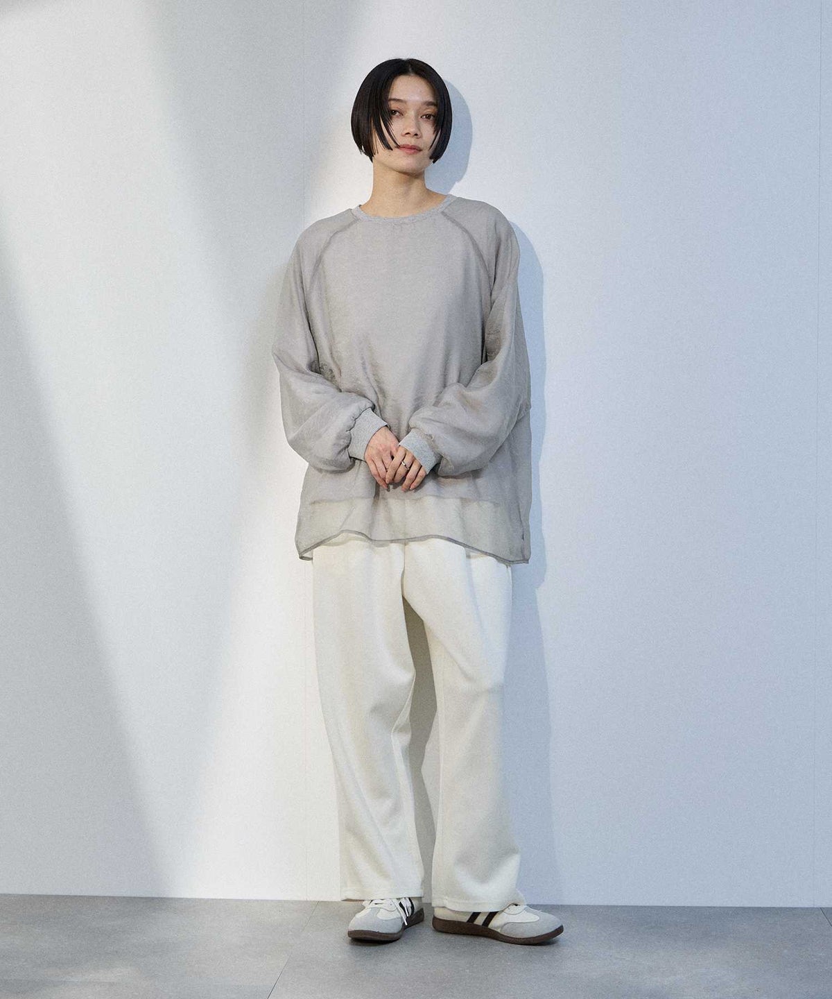 milli de l'air シアーレイヤードプルオーバー レディース メール便 対応商品