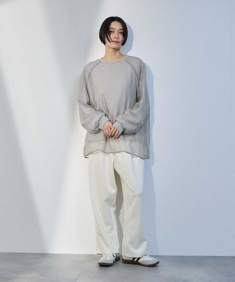 [期間限定価格]milli de l'air  シアーレイヤードプルオーバー レディース ネコポス 対応商品商品画像-12