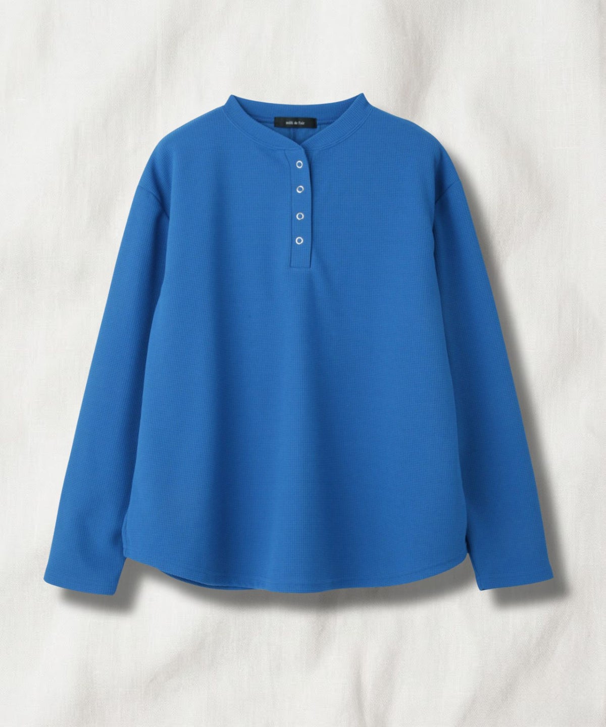 milli de l'air ワッフルヘンリーネックプルオーバー レディース メール便 対応商品