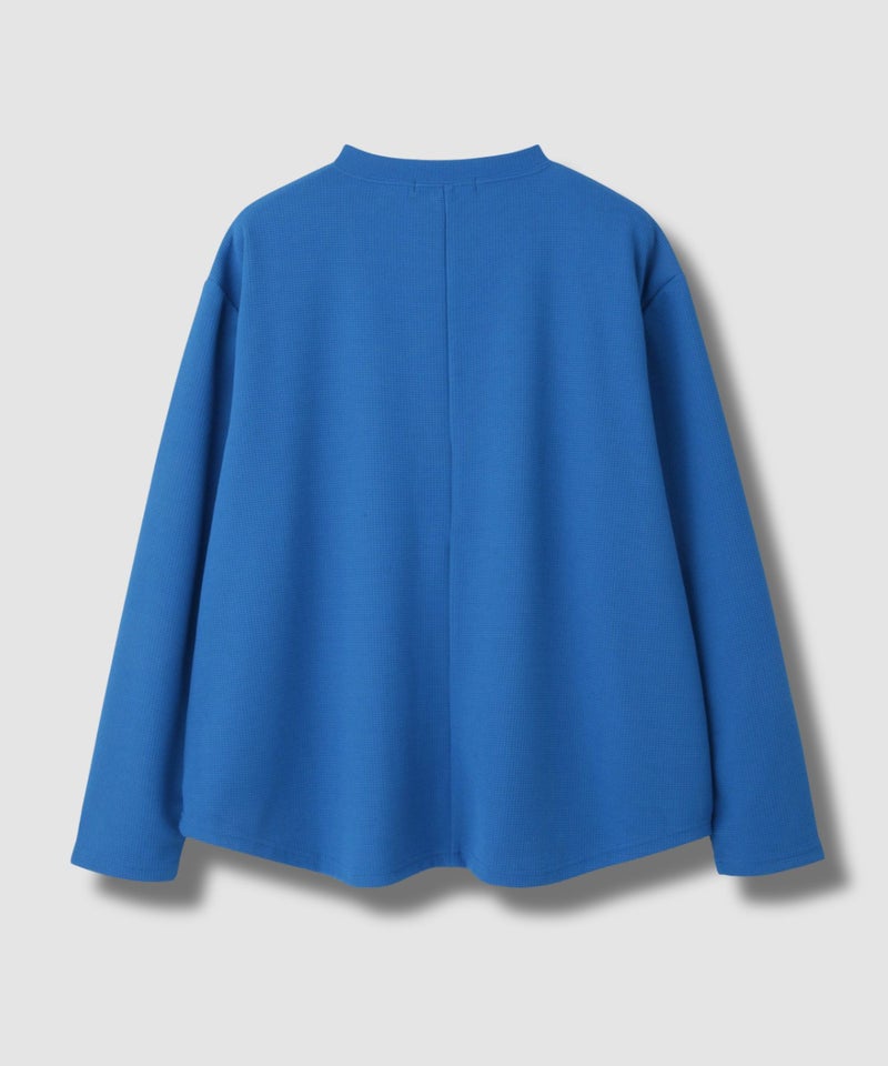 milli de l'air  ワッフルヘンリーネックプルオーバー レディース メール便 対応商品商品画像-4