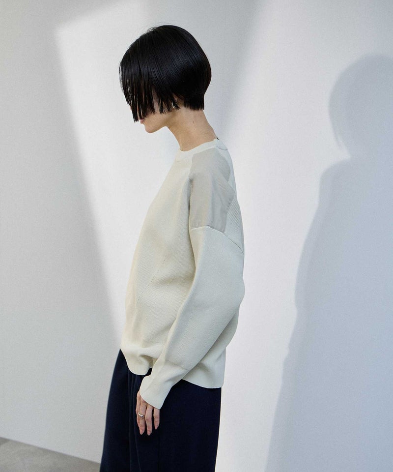 [期間限定価格]milli de l'air  ショルダーアクセントニットプルオーバー レディース商品画像-11