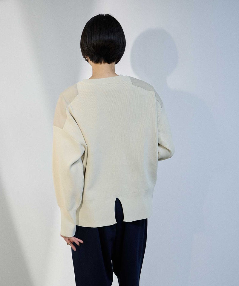 [期間限定価格]milli de l'air  ショルダーアクセントニットプルオーバー レディース商品画像-12