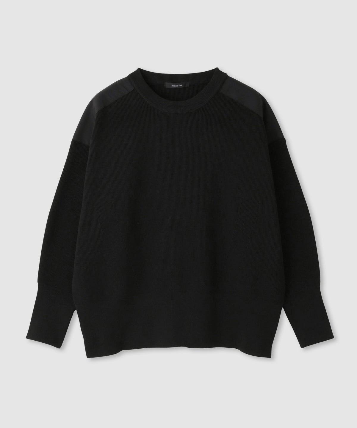 milli de l'air ショルダーアクセントニットプルオーバー レディース