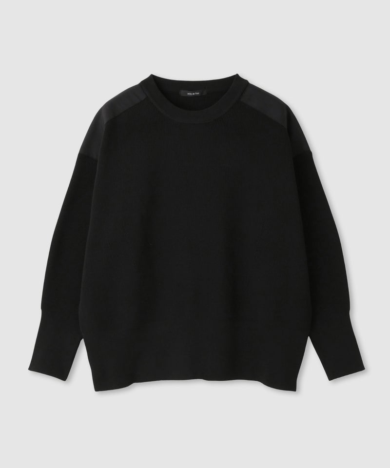 [期間限定価格]milli de l'air  ショルダーアクセントニットプルオーバー レディース商品画像-16