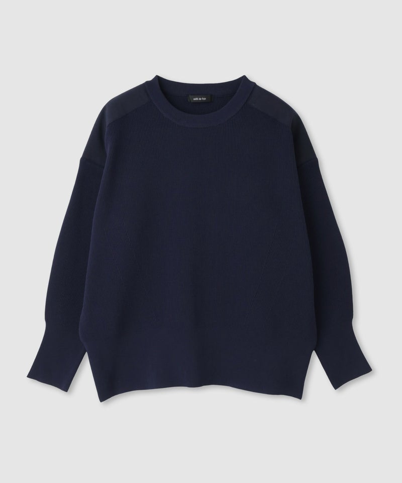 [期間限定価格]milli de l'air  ショルダーアクセントニットプルオーバー レディース商品画像-17