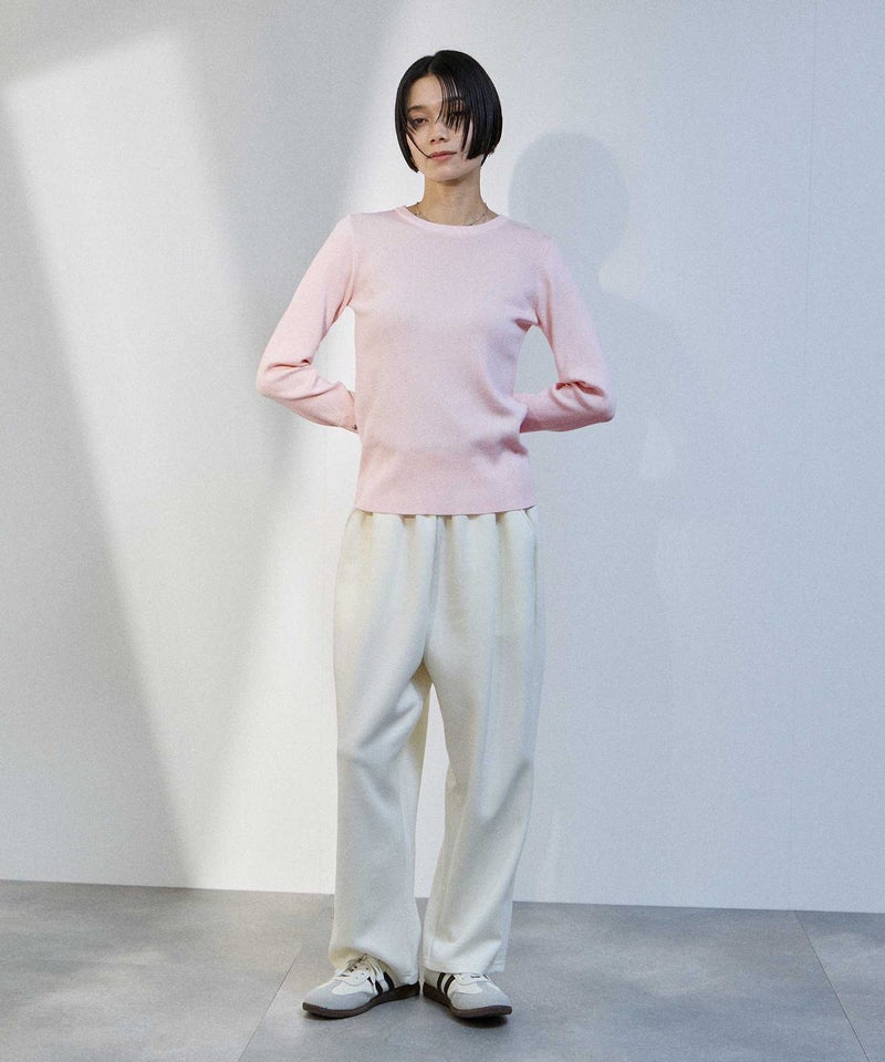 [期間限定価格]milli de l'air  袖口ボタンリブニットプルオーバー レディース商品画像-7