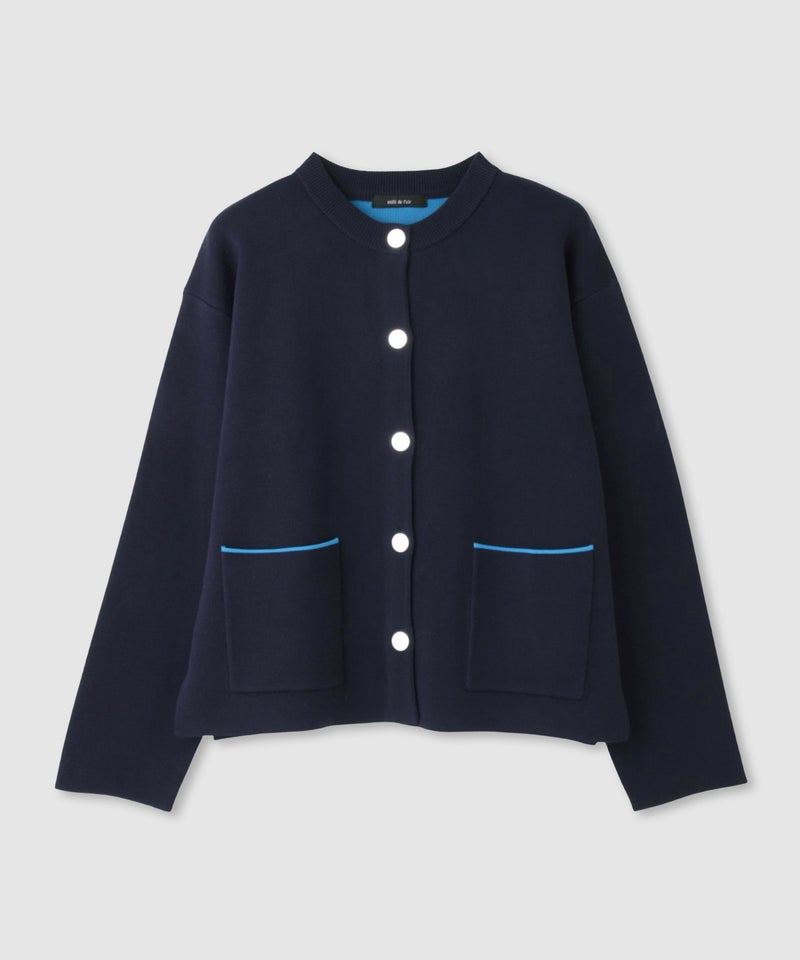 milli de l'air カラーアクセントニットジャケット レディース商品画像-3