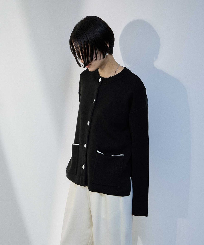 milli de l'air カラーアクセントニットジャケット レディース商品画像-4