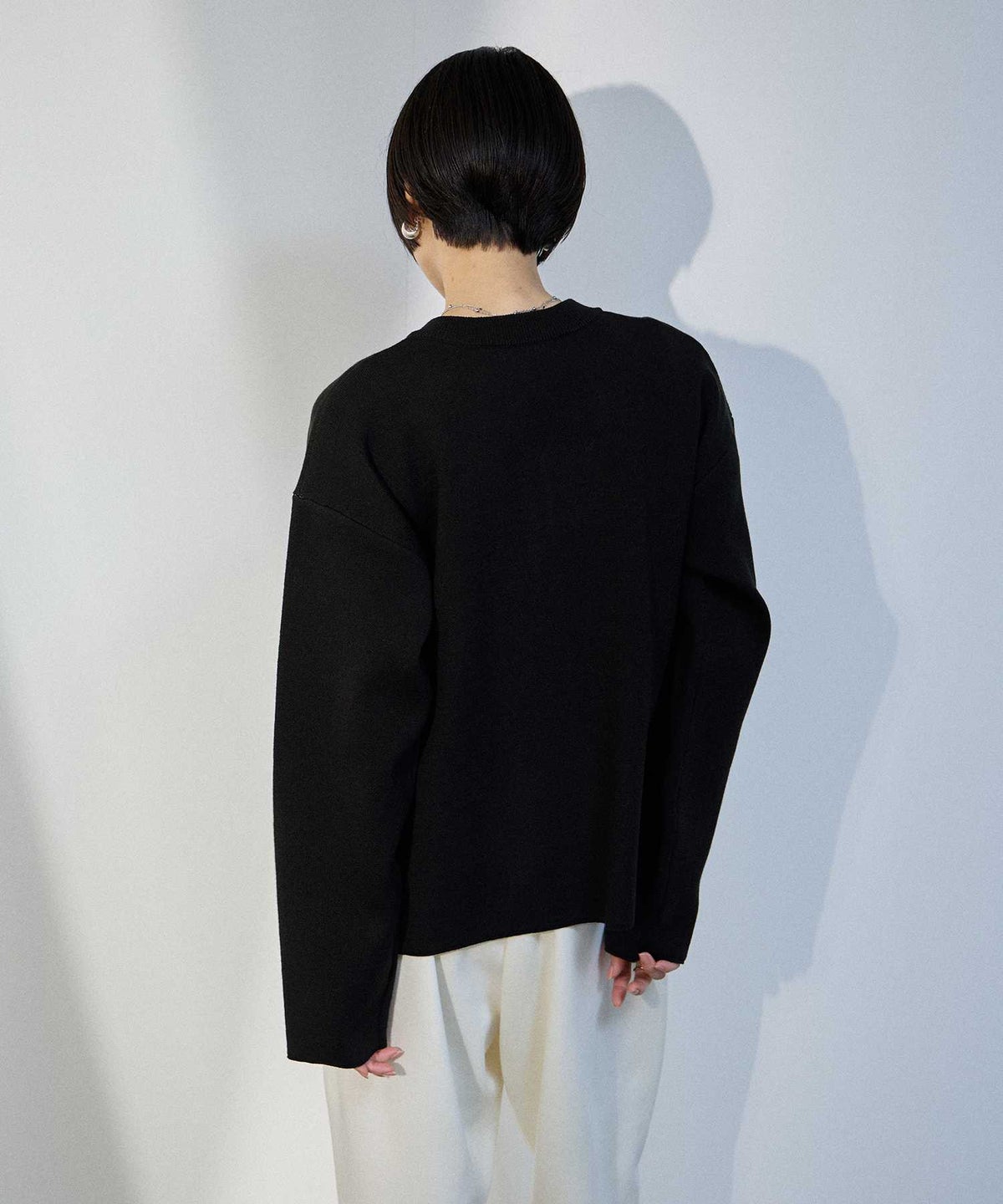 milli de l'air カラーアクセントニットジャケット レディース