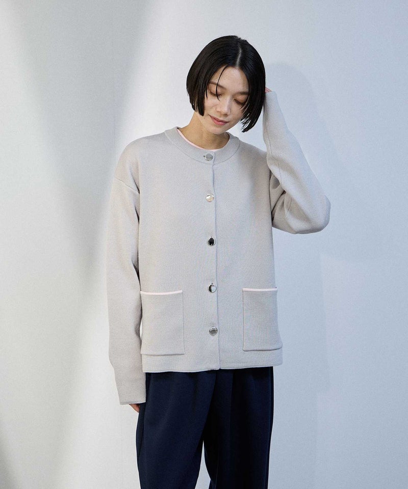 [期間限定価格]milli de l'air  カラーアクセントニットジャケット レディース商品画像-10